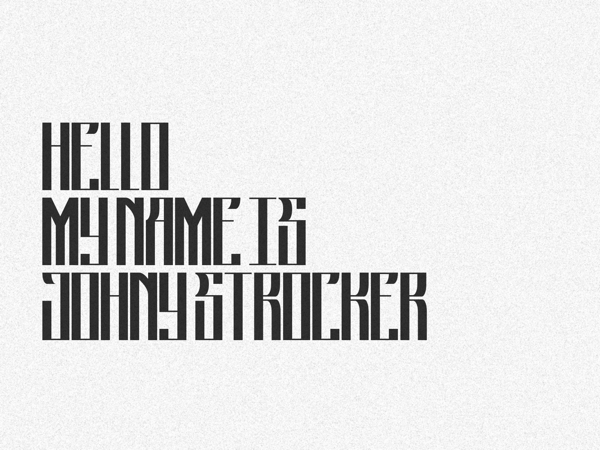 Johny Strocker Free Font